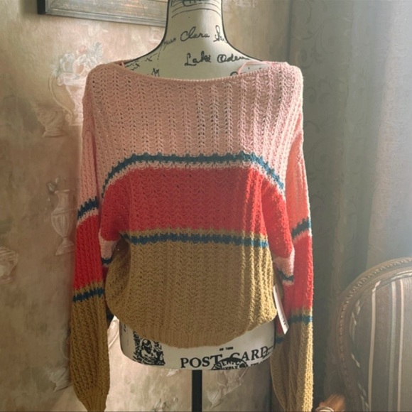BILLABONG KNIT STRIPED SWEATER NWT - Picture 5 of 7